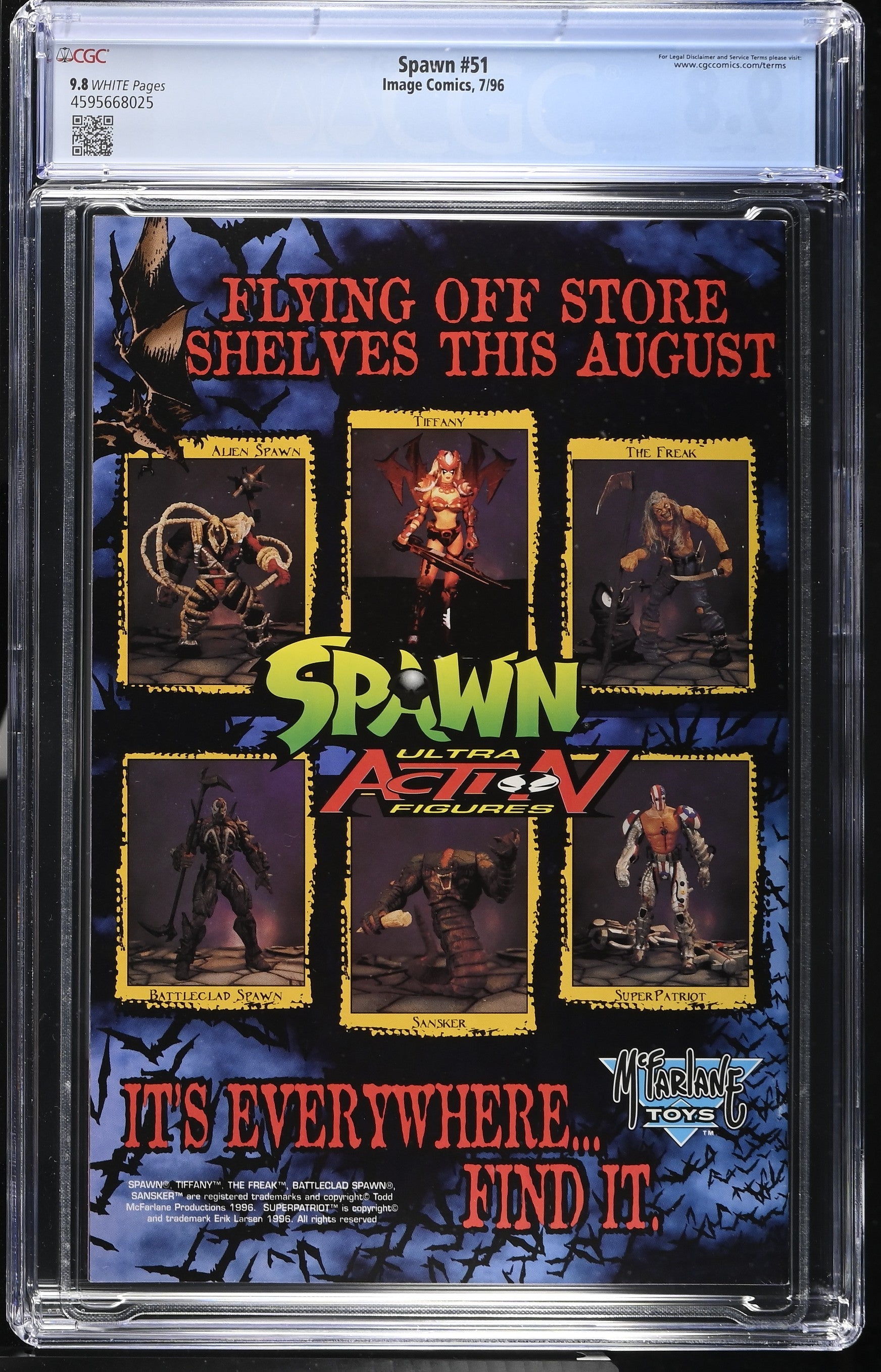 Spawn #51 (7/96) Graded CGC 9.8 2